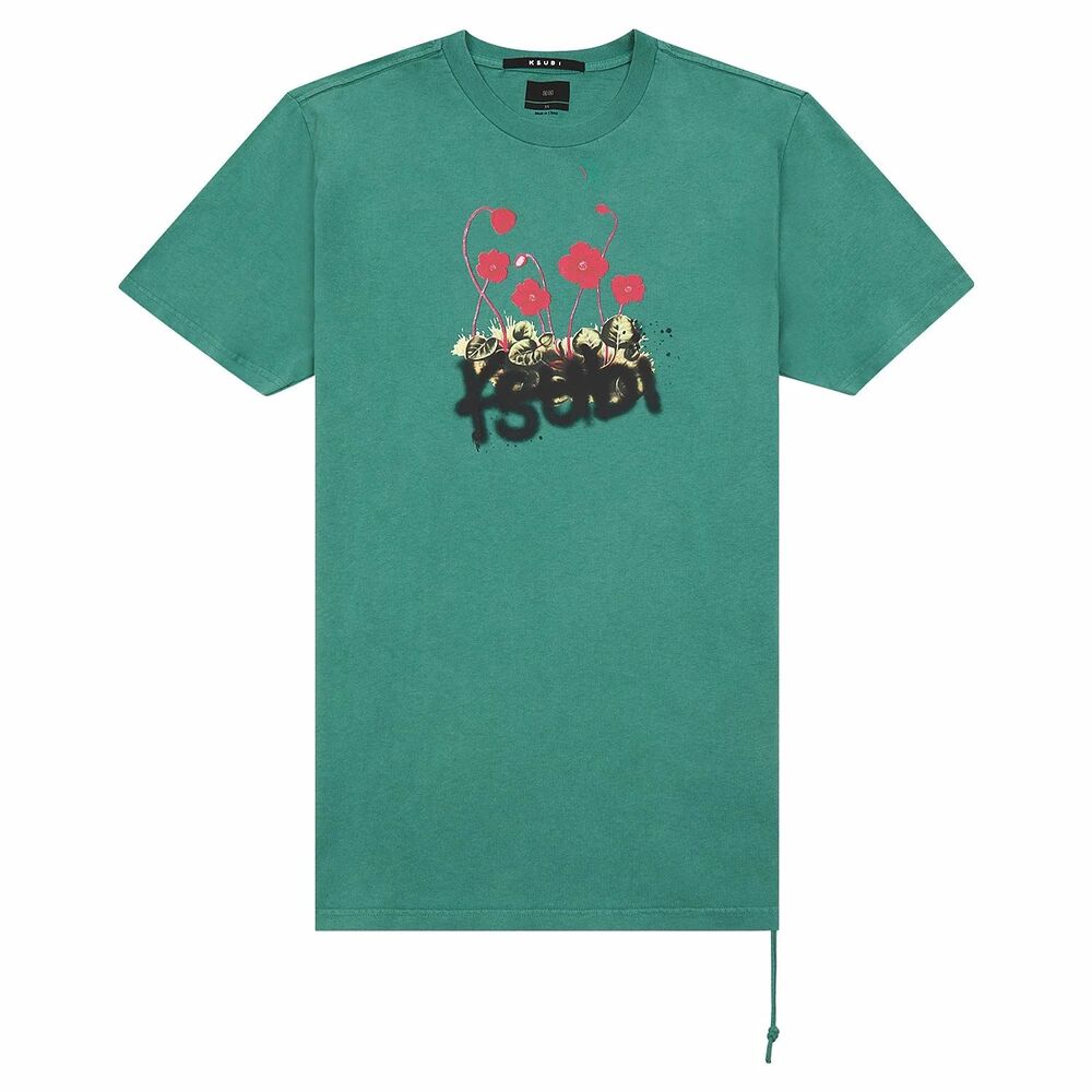 KSUBI GRASS CUTTER BIGGIE SS TEE GREEN OUT T-SHIRT NWT SIZE LARGE SIZE L